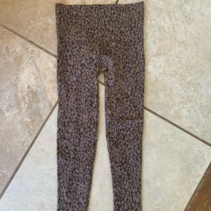 Spank leopard print leggings